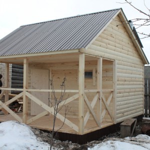 Готовая каркасная баня
