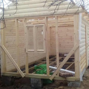 Каркас бани