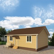 Каркасный дом №4 (5 х 7.5м)