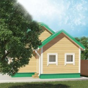 Баня из бруса №12 (5 х 6м) под ключ